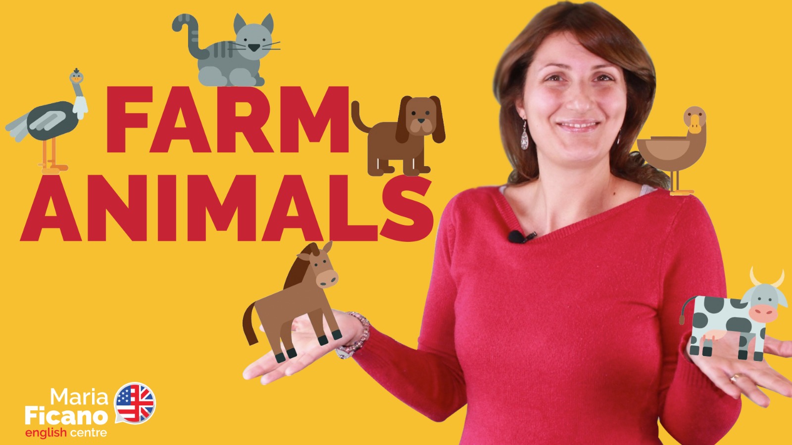 inglese animali fattoria